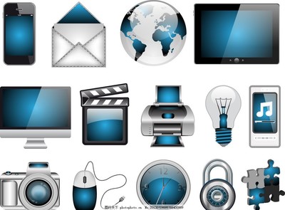 電子產品圖標,電器圖標 顯示器 電腦 液晶顯示器 手機-